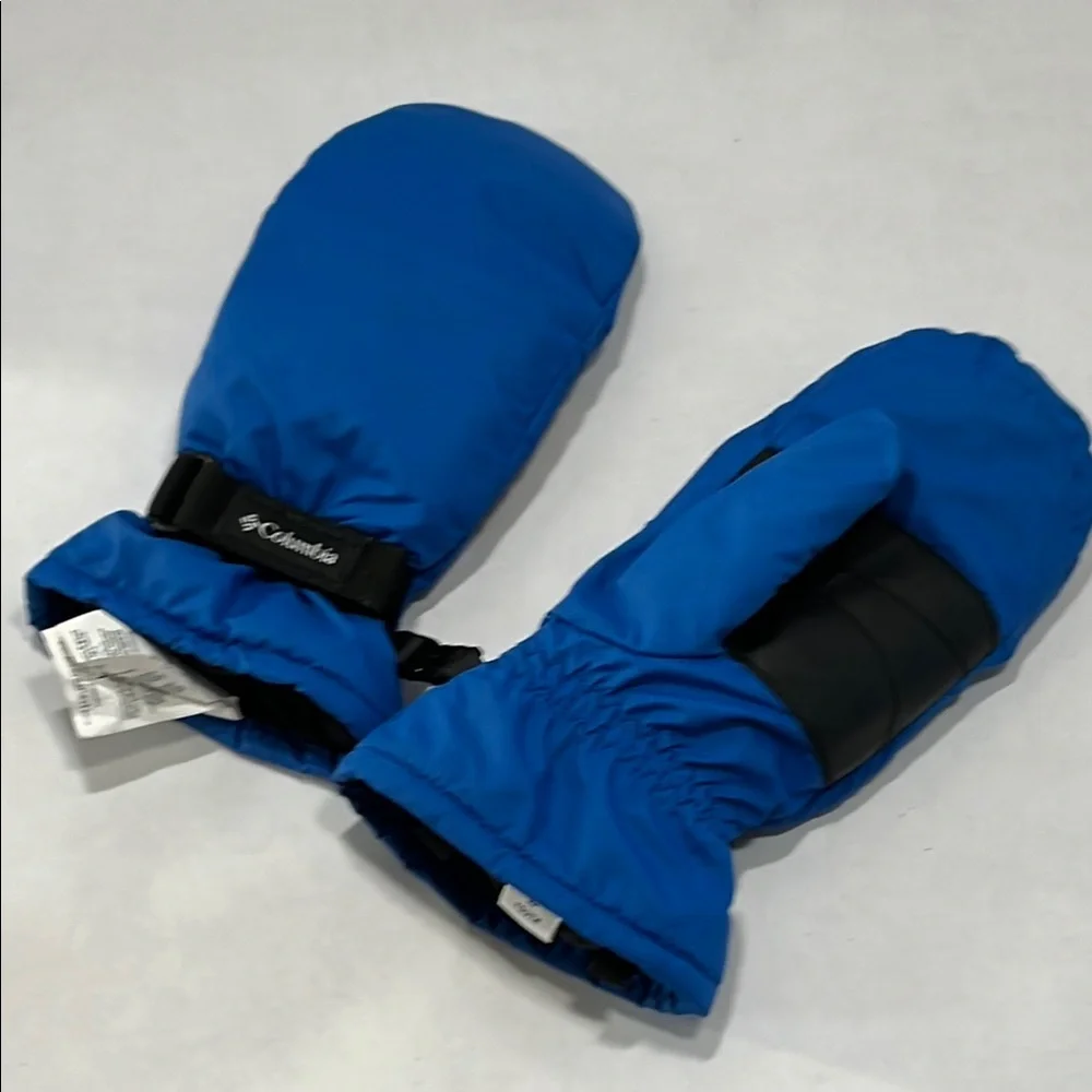 NWOT Columbia Sportswear Youth Kids L Royal Blue Insulated Mittens Winter Sports
